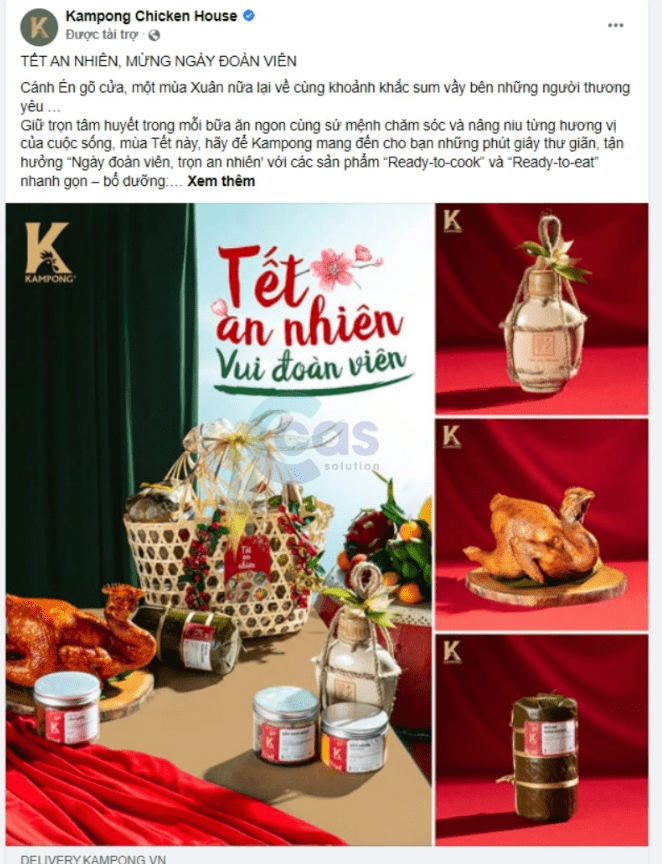 Hình ảnh quảng cáo trên facebook bắt mắt sẽ tạo được ấn tượng với người đọc