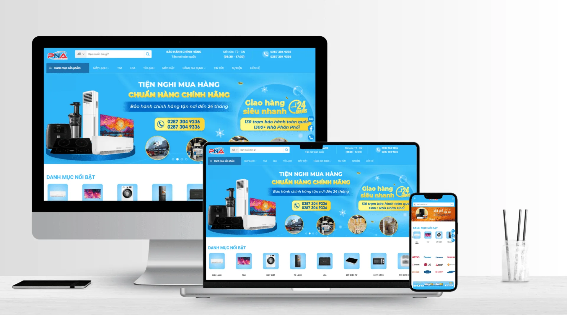 Website Siêu Thị Điện Máy - Điện Máy Phúc Ngọc Anh