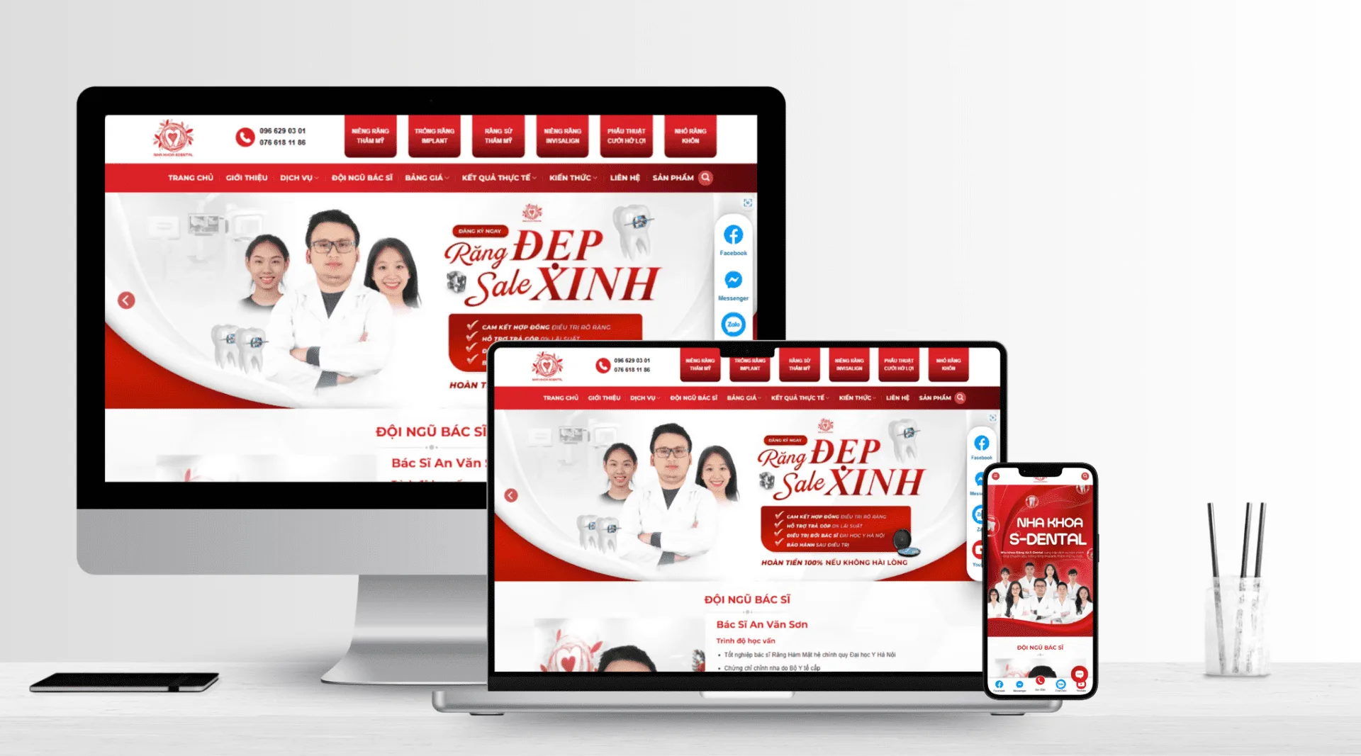 Website Nha Khoa Đặng Xá - Sdental