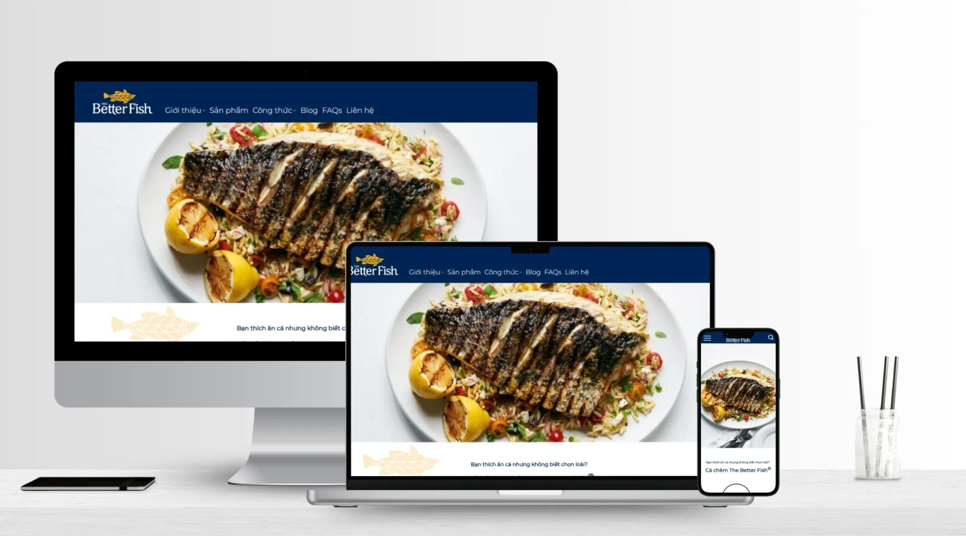 Website Cá Chẽm - The Better Fish