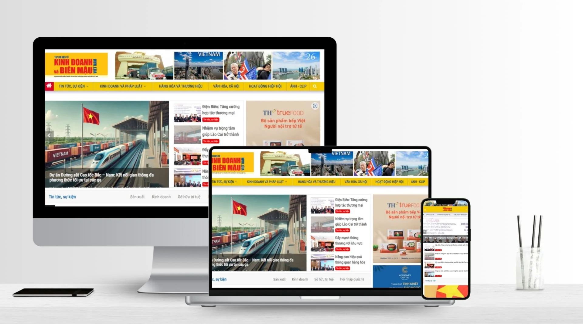 Website Tin Tức - Kinh Doanh Và Biên Mậu