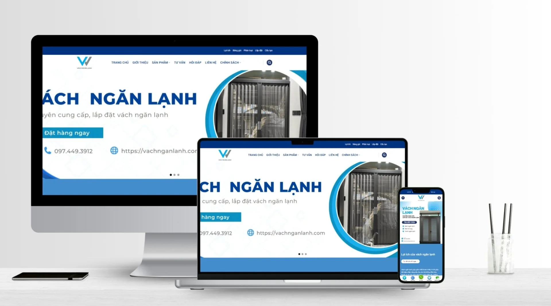 Website Vách Ngăn Lạnh